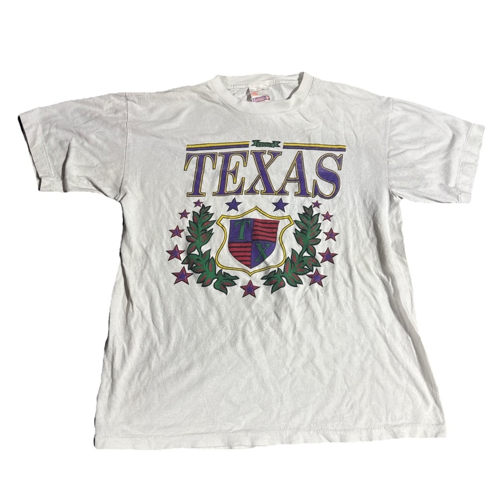 Vintage 90s Texas Lone Star State Friendship Single Stitch Shirt Size XL